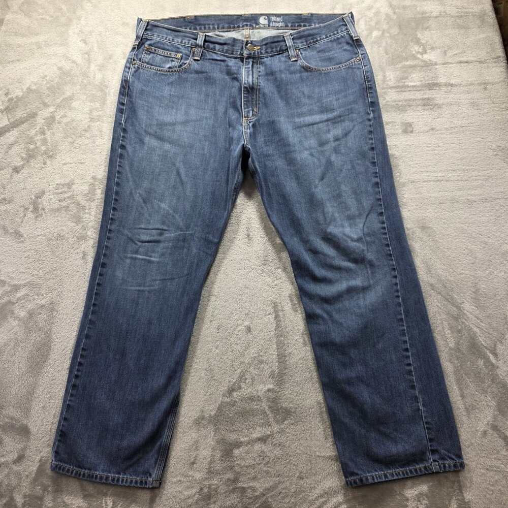 Carhartt Jeans Men's Size 40x30 Dark Wash Relaxed Straight Workwear No Tags